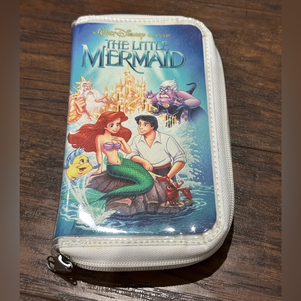 Disney The Little Mermaid Wallet - Blue and White